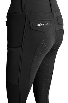 Negro 2.0 Thermo-Reitleggings Vollgrip - Black