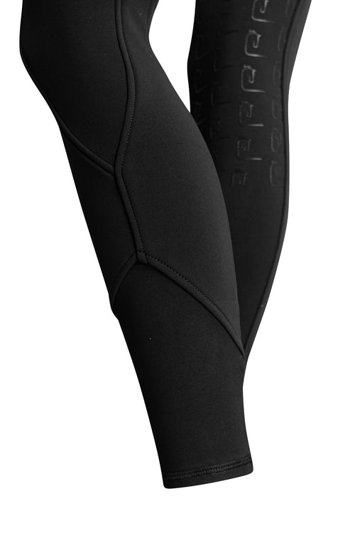 Negro 2.0 Thermo-Reitleggings Vollgrip - Black