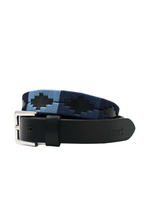 Vitalis Pologürtel 2,5 cm - Black: Navy Tones