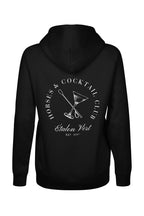 Quaterback 2.0 Normal Fit Hoodie - Horses & Cocktail - Black
