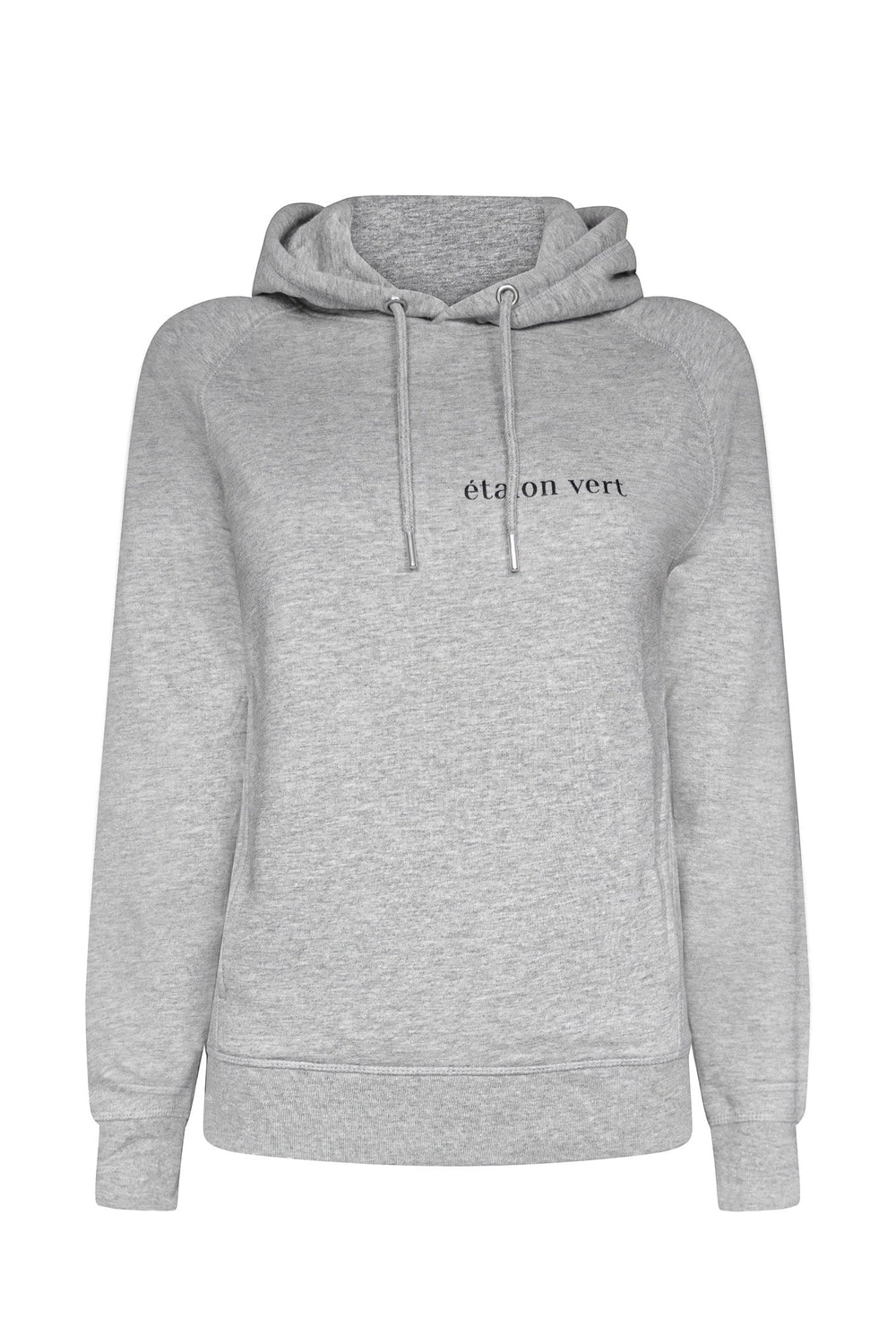 Quaterback 2.0 Normal Fit Hoodie - Horses & Cocktail - Grey Melange