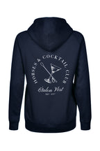 Quaterback 2.0 Normal Fit Hoodie - Horses & Cocktail - Navy
