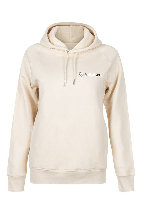 Quaterback 2.0 Normal Fit Hoodie - Horses & Cocktail - Off-White