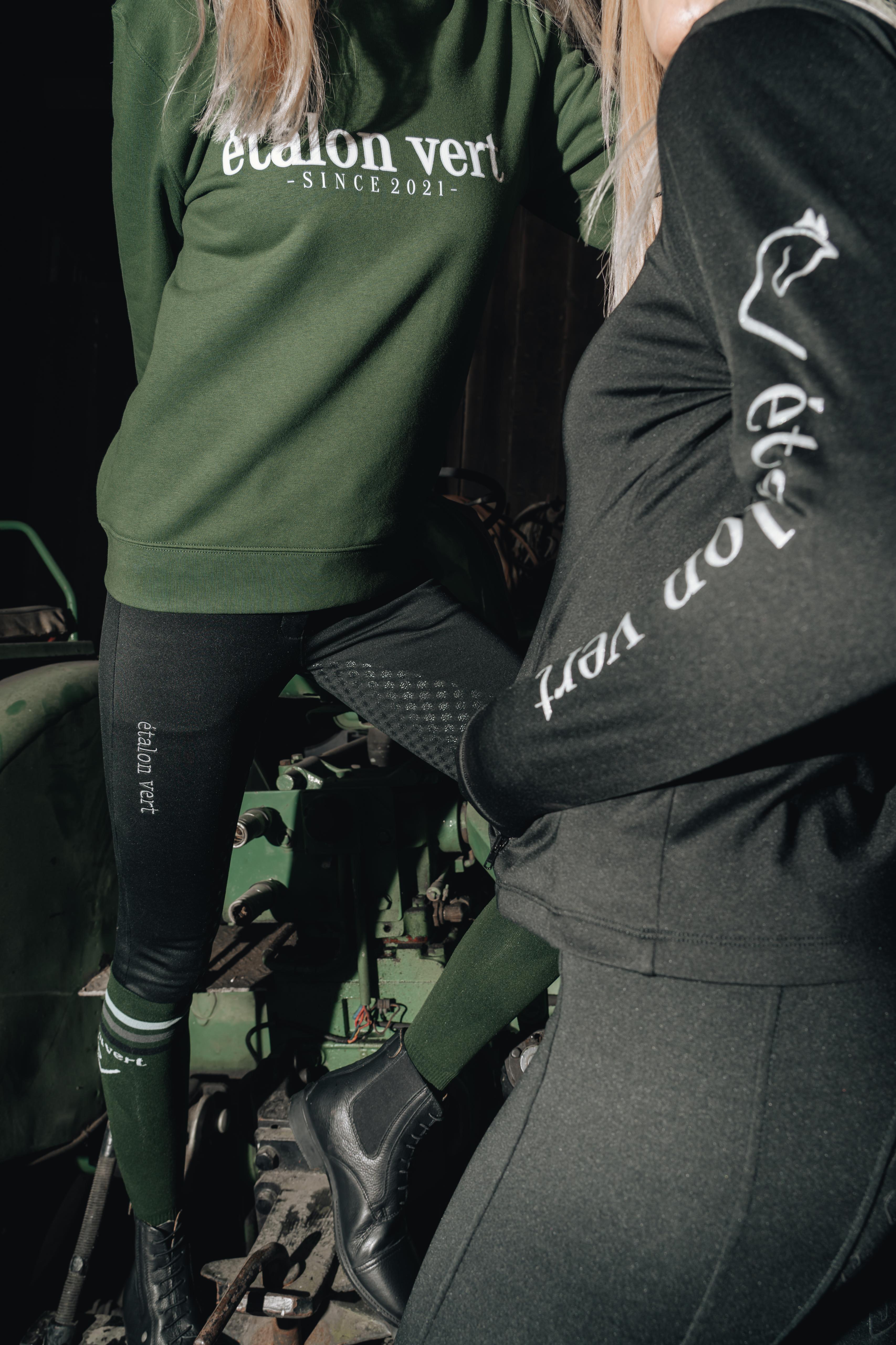 Raw Diamond Sweater - Green/Grey