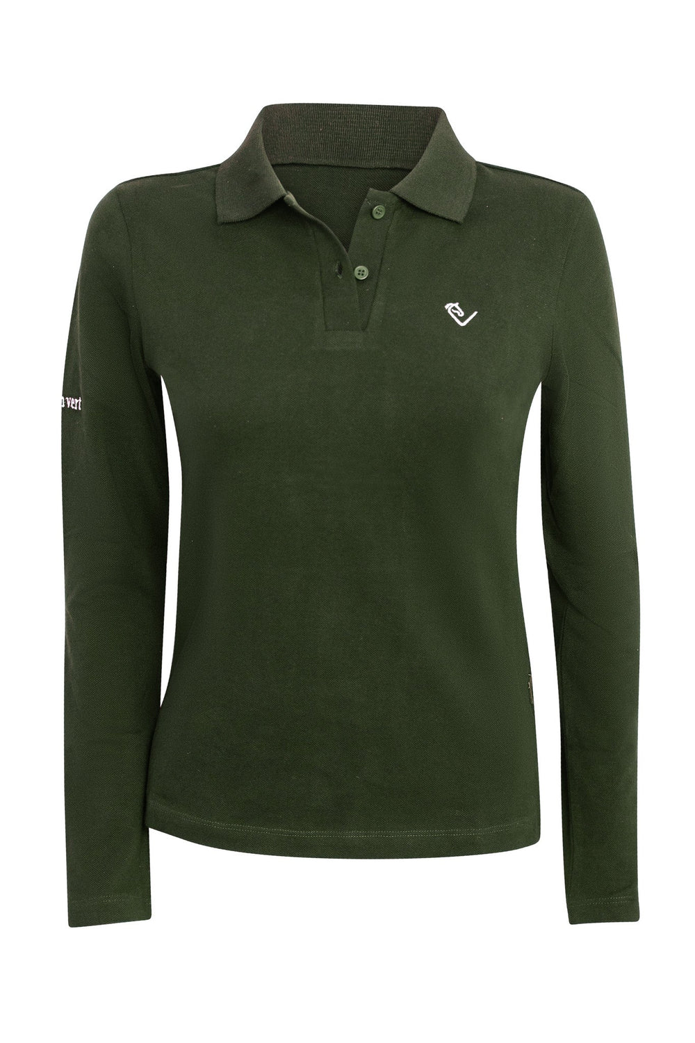 Sandro Hit 2.0 Long Sleeve Polo Shirt - Olive