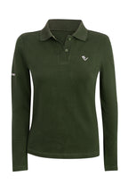 Poloshirt Sandro Hit 2.0 Young Riders Langarm - Olive