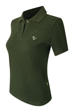 Poloshirt Sandro Hit 2.0 Young Riders Langarm - Olive