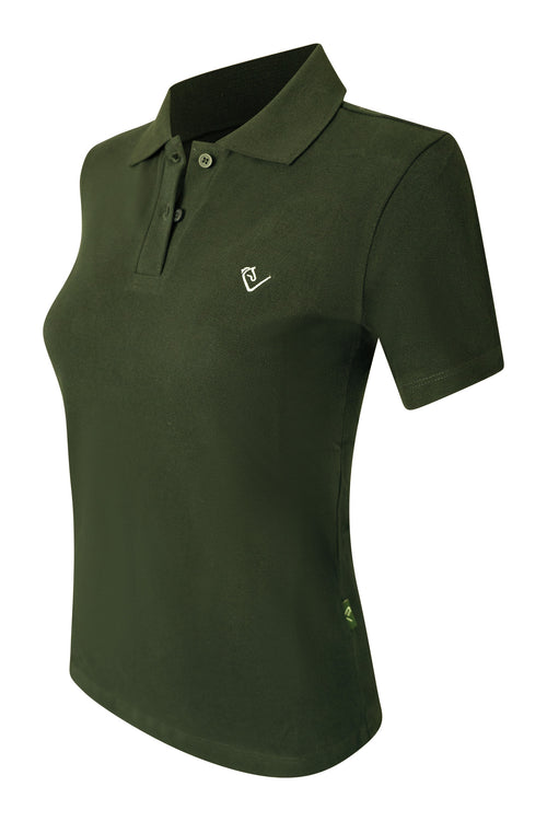 Poloshirt Sandro Hit 2.0 Young Riders Langarm - Olive