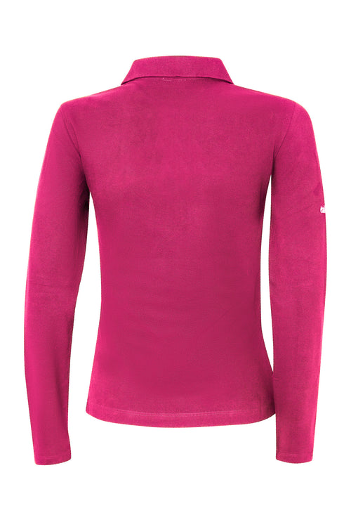 Poloshirt Sandro Hit 2.0 Young Riders Langarm - Very Berry