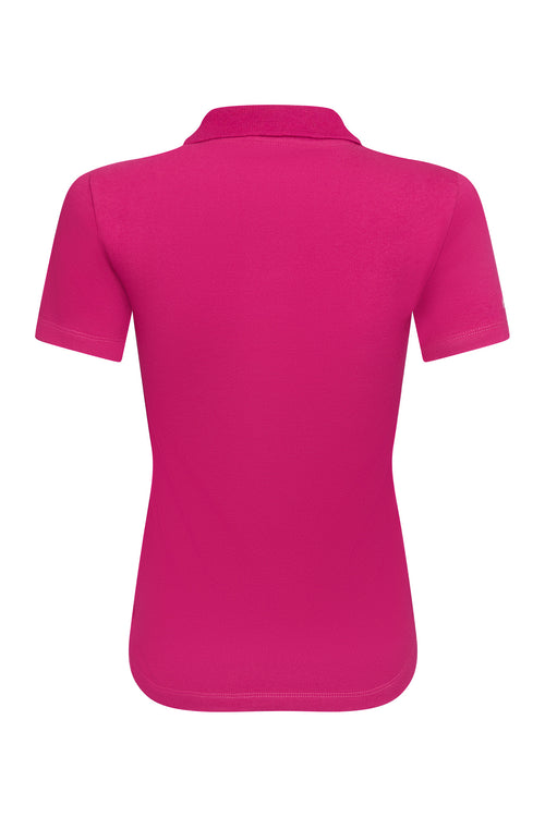 Poloshirt Sandro Hit 2.0 Young Riders Kurzarm - Very Berry