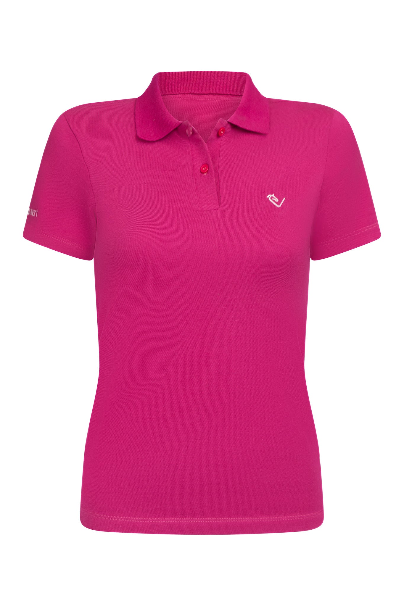 Polo shirt Sandro Hit 2.0 short sleeve - Very Berry