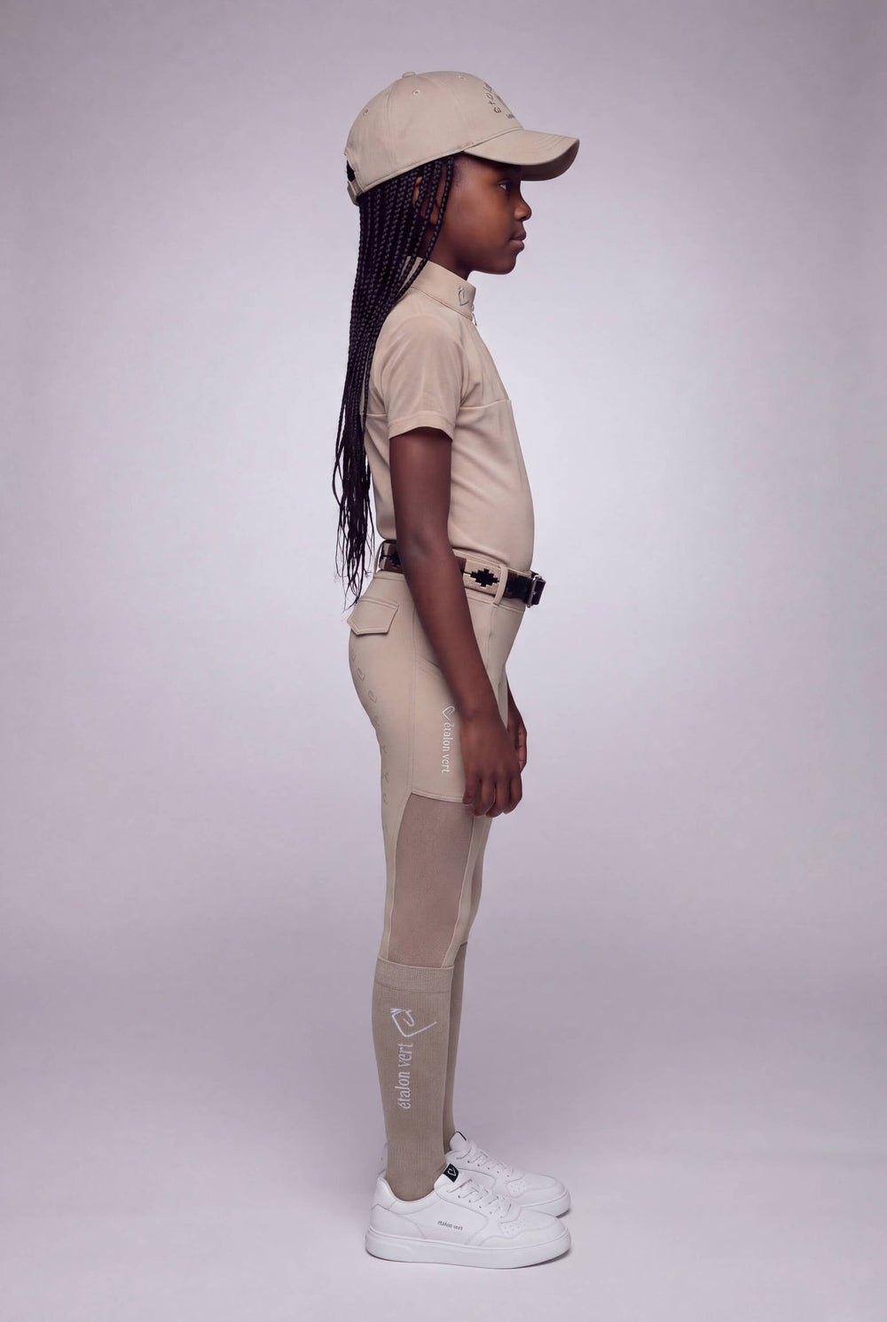 Chacco 2.0 - Leggings Fullgrip - Mesh Summer Edition - Beige - Young Riders