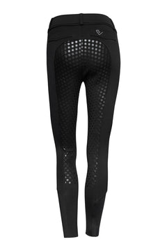 Snow King 2.0 Thermo-Reithose Vollgrip - Black
