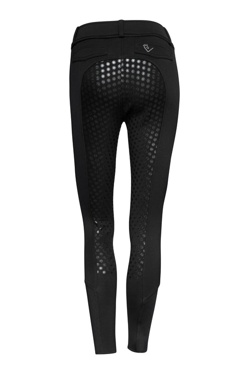Snow King 2.0 Thermo-Reithose Vollgrip - Black