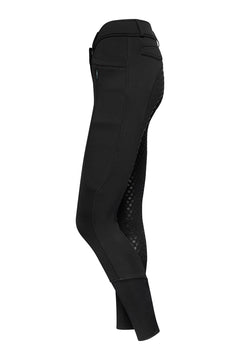 Snow King 2.0 Thermo-Reithose Vollgrip - Black