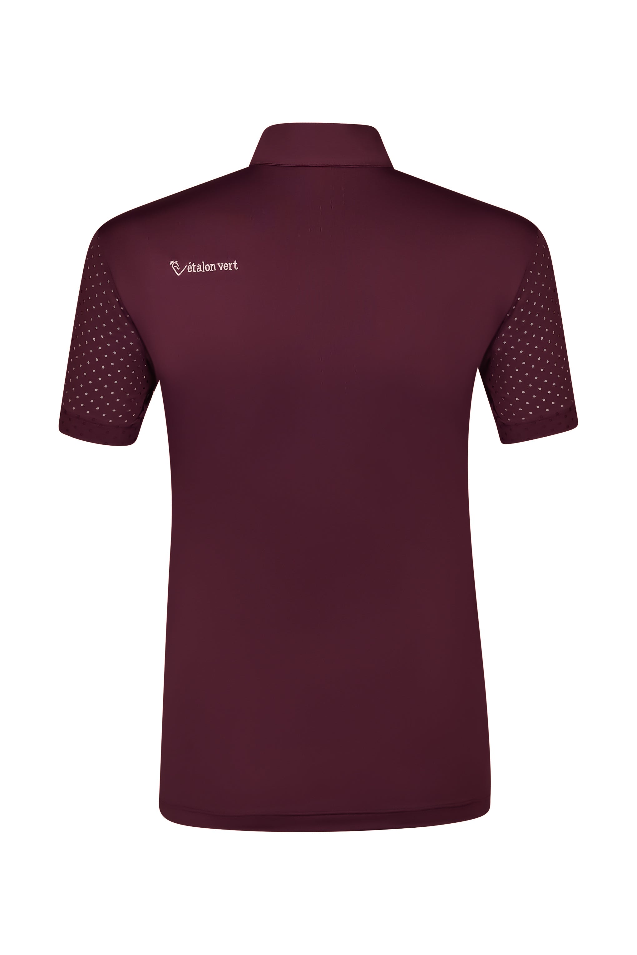 Funktionsshirt Star Gold Young Riders Kurzarm perforiert - Burgundy
