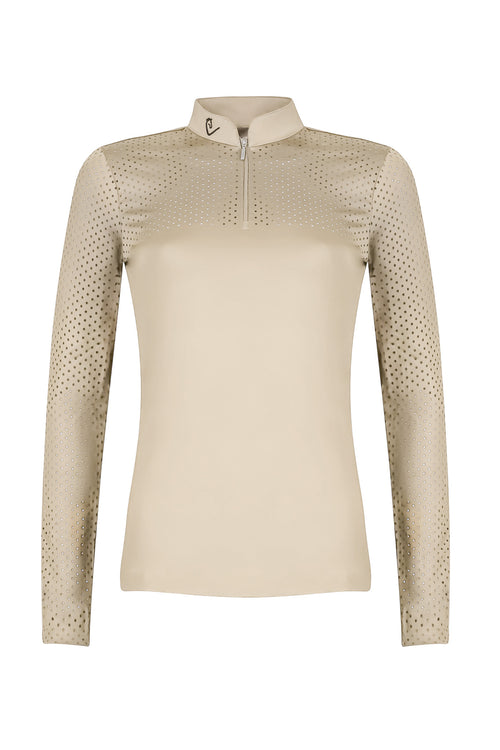 Funktionsshirt Star Gold Langarm - Beige