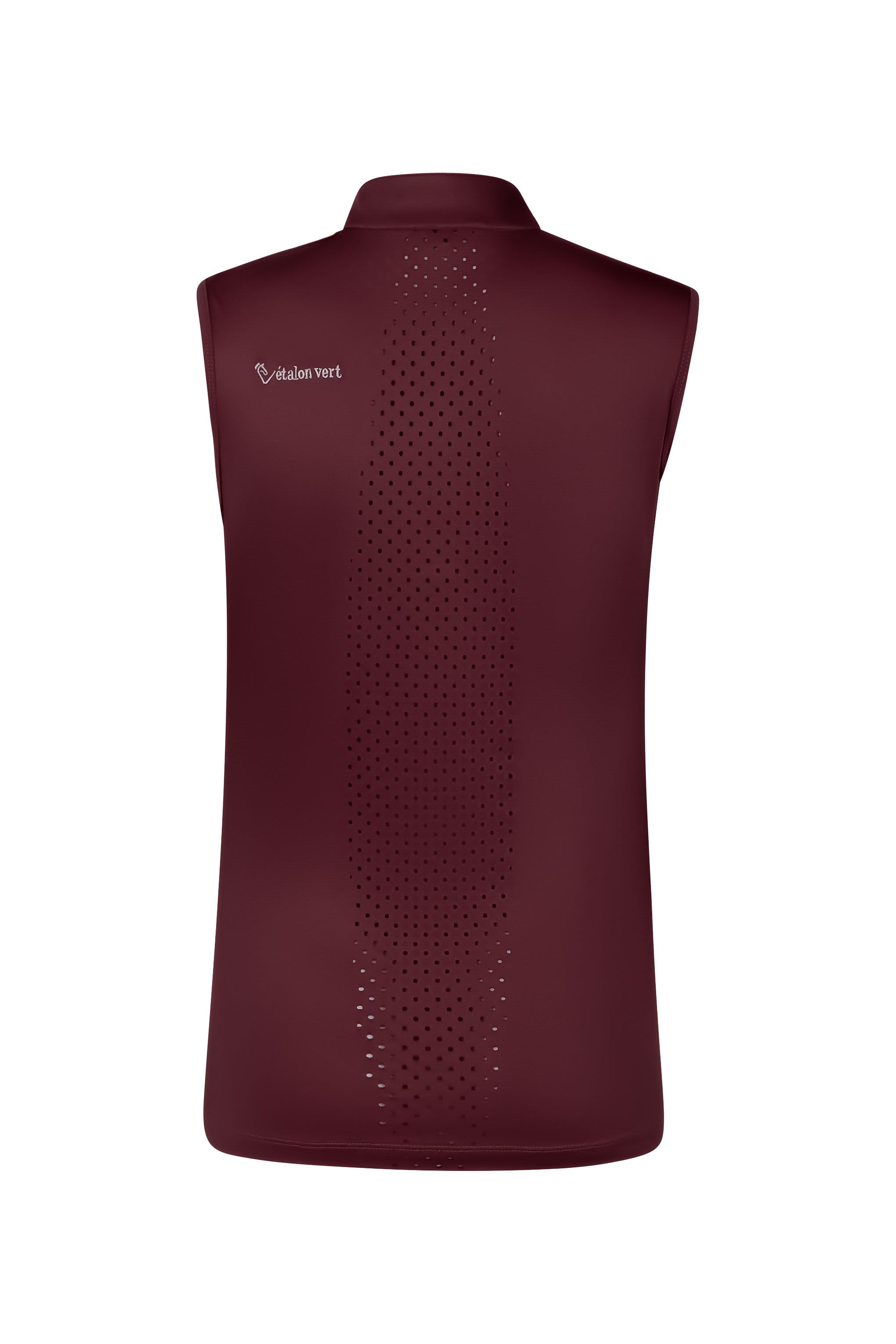 Functional shirt Star Gold Young Riders Sleeveless - Burgundy
