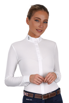 Kannan Turniershirt Langarm - White