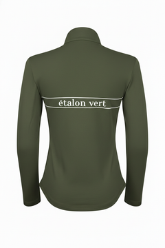 Zip Pullover - Etalon Equestrian - Olive