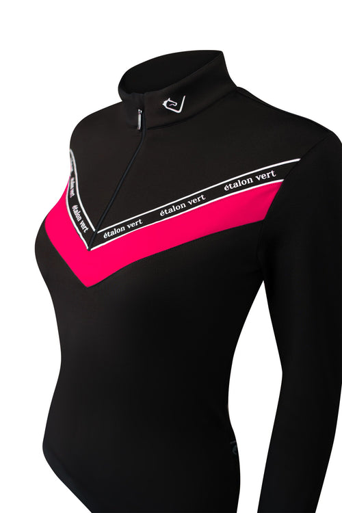 Funktionsshirt Victory - Black / Very Berry