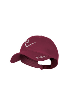 Heartbreaker Cap - Burgundy/White