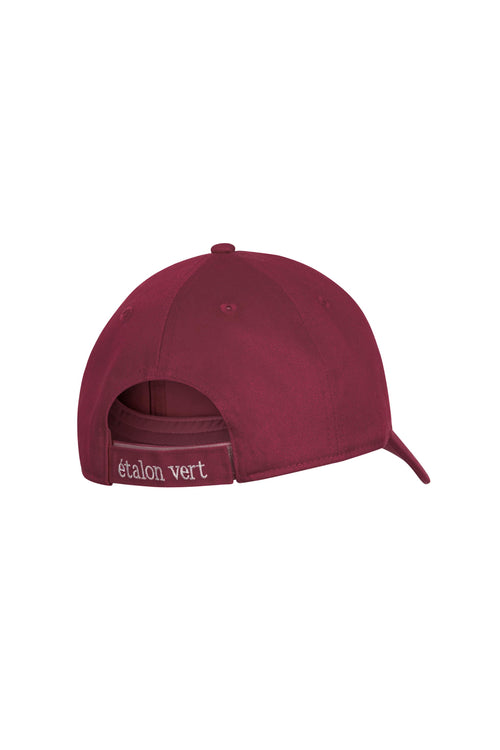 Heartbreaker Cap - Burgundy/White