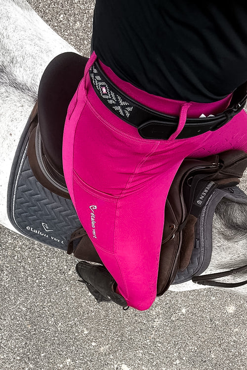 Chacco 2.0 - Leggings Young Riders Fullgrip - Very Berry