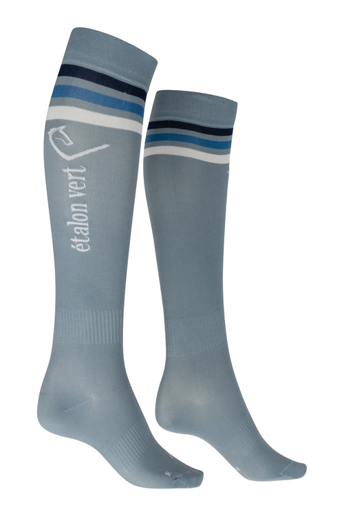 Reitsocken Zonik Young Riders - Ash Blue/White
