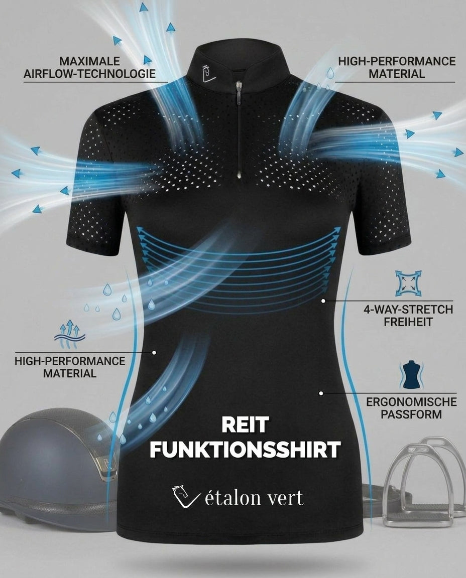 Funktionsshirt Star Gold Kurzarm perforiert - White