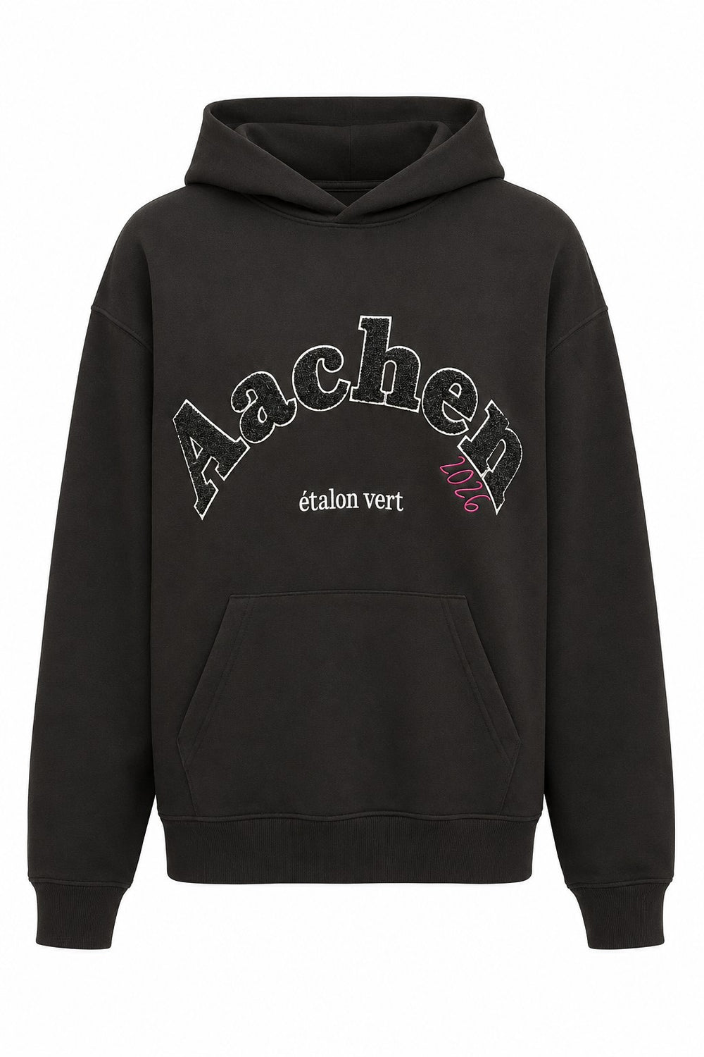 Oversized Fit Hoodie - Aachen 2026 - Black