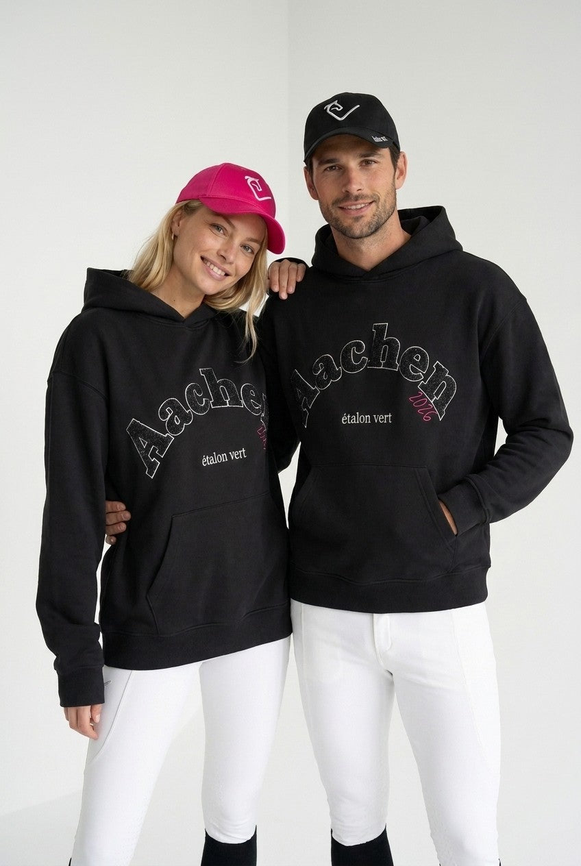 Oversize Fit Hoodie - Aachen 2026 - Black