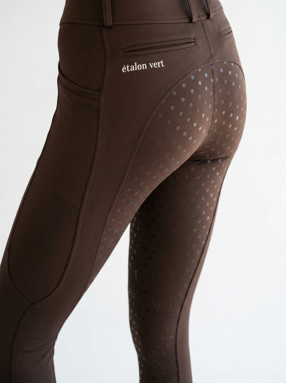 Belissimo 2.0 Reithose mit Leggings Komfort Vollgrip - Brown