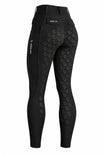 Chacco 2.0 - Compression Leggings Fullgrip - Black – Rückansicht 3/4