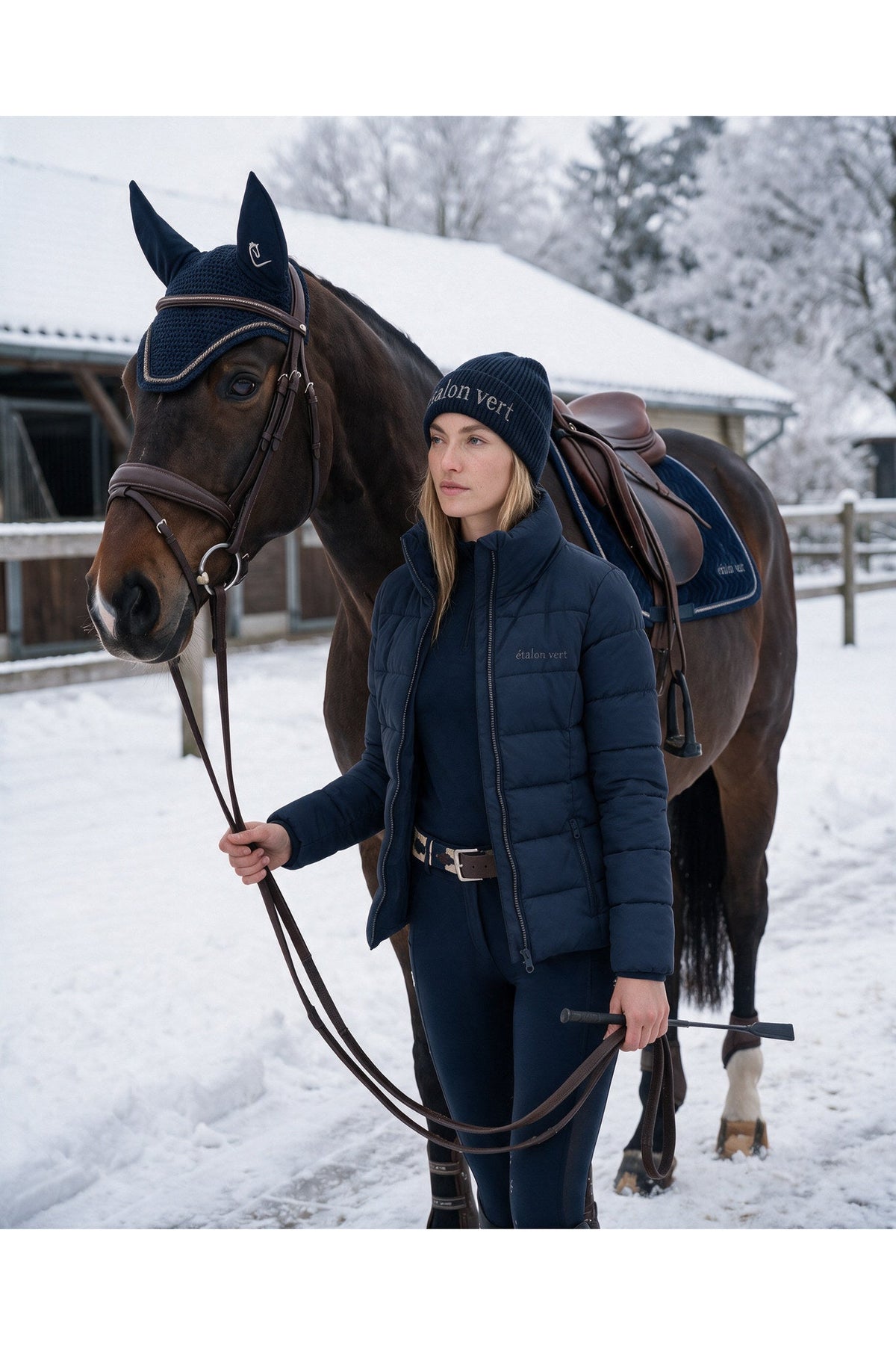 Emerald Jacke Navy – getragene Ansicht E0682