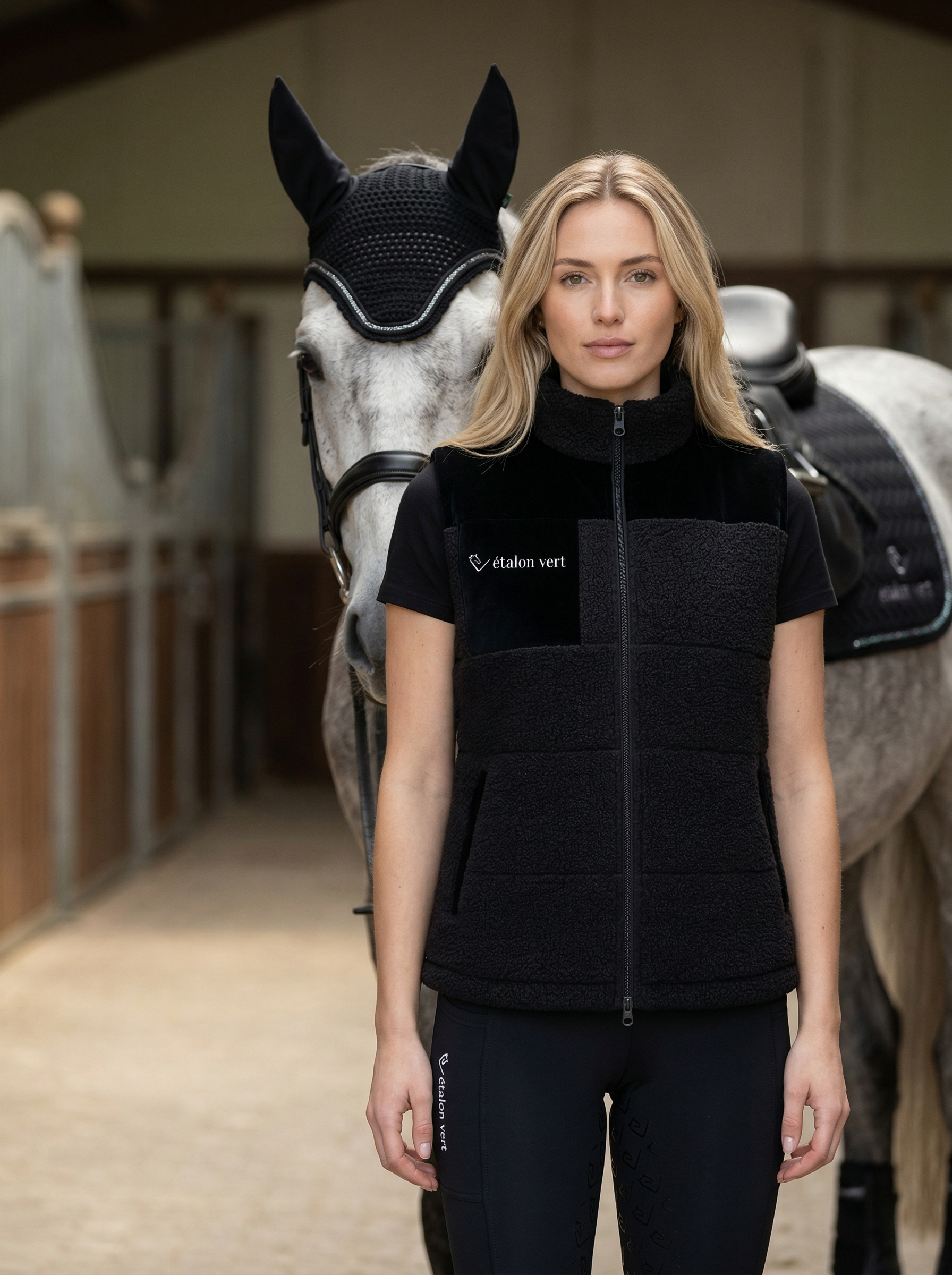 Teddy vest Valegro - Black