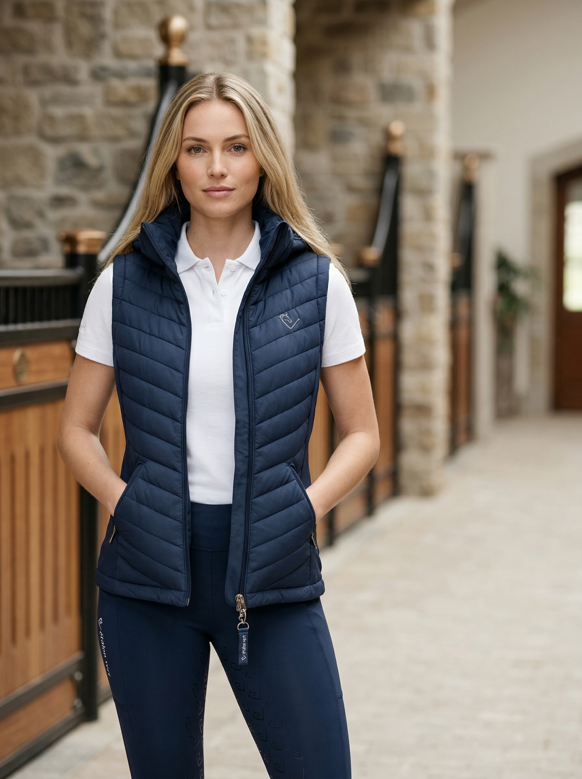 Cassini Steppweste Navy – Ansicht 2