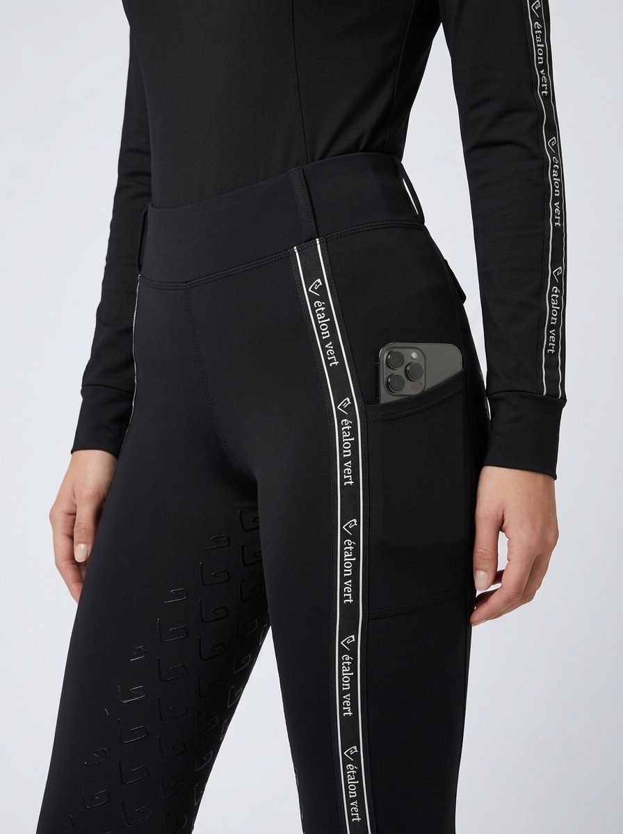 Chacco 2.0 - Leggings Fullgrip - Black - Stripes