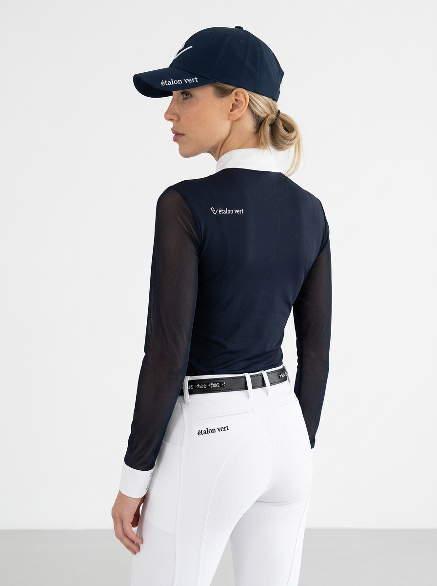 Balou Turniershirt Langarm - Glitter Edition - Navy