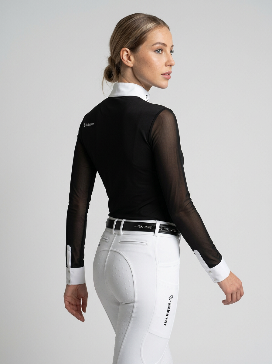 Balou Turniershirt Langarm - Black