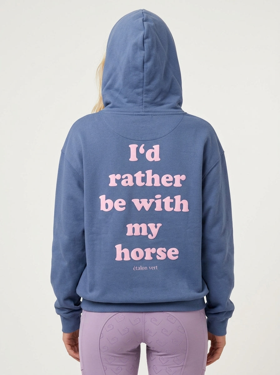Sweat à capuche Pharos 2.0 Oversize Fit - Chevaux et Cocktail - Marine