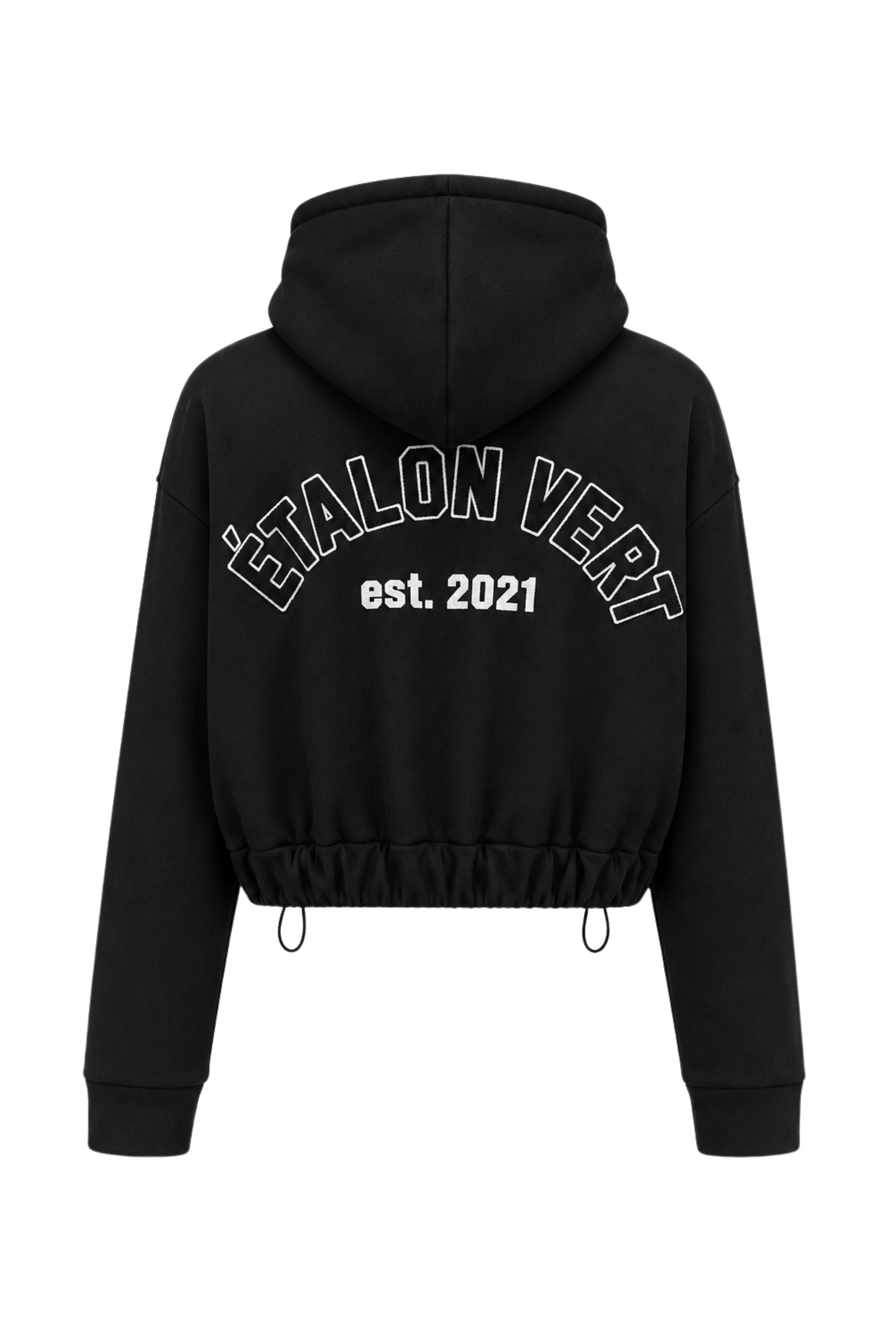 Sweatjacke - Black - Oversized/Cropped Fit