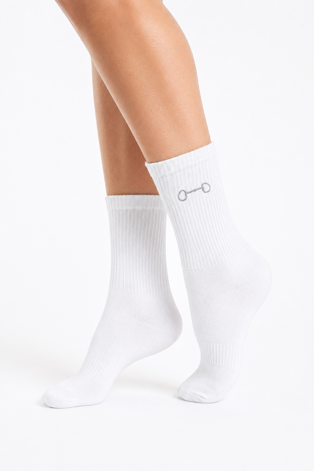 Gebiss Sportsocken am Model