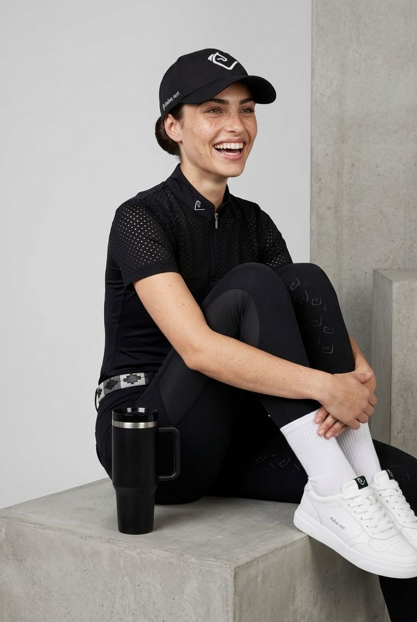 Funktionsshirt Star Gold Kurzarm perforiert - Black