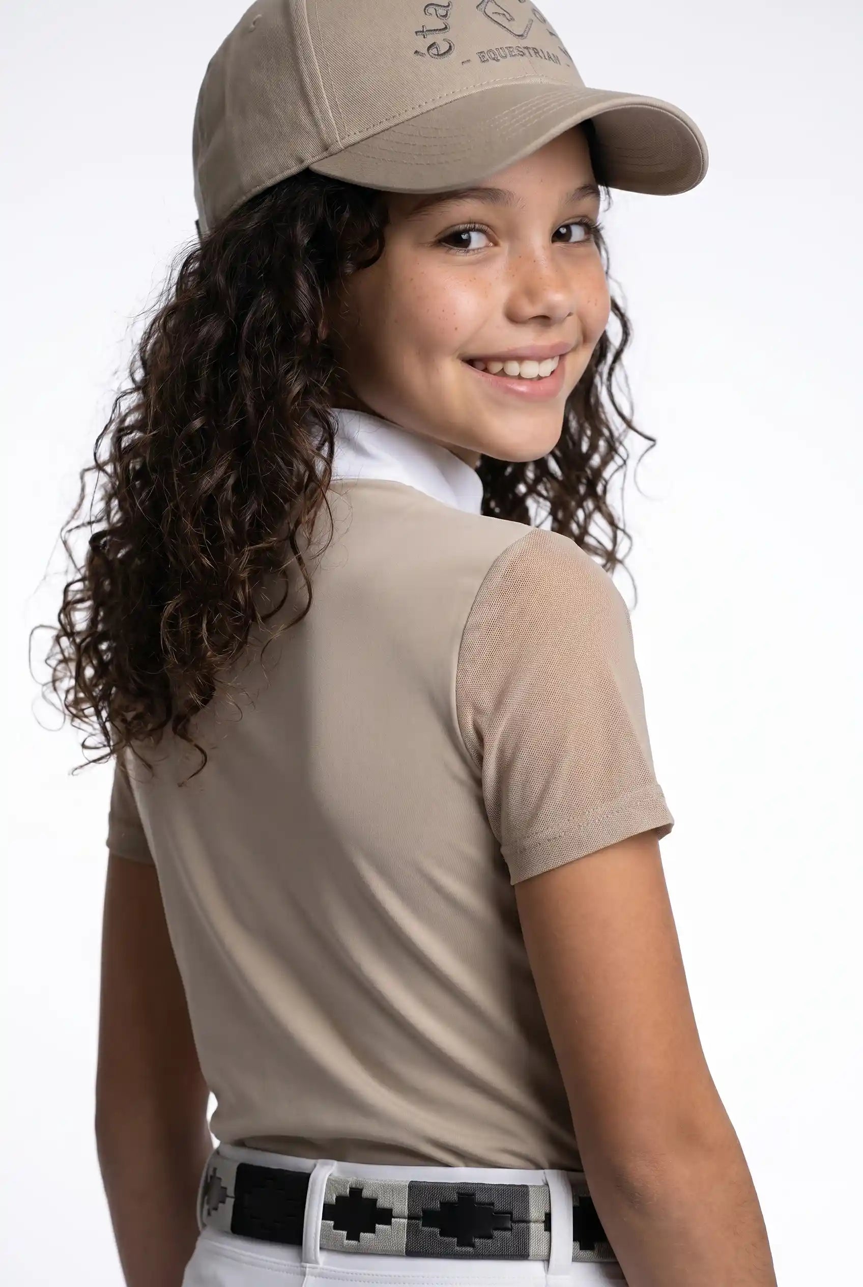 Balou Turniershirt Kurzarm Young Riders - Beige