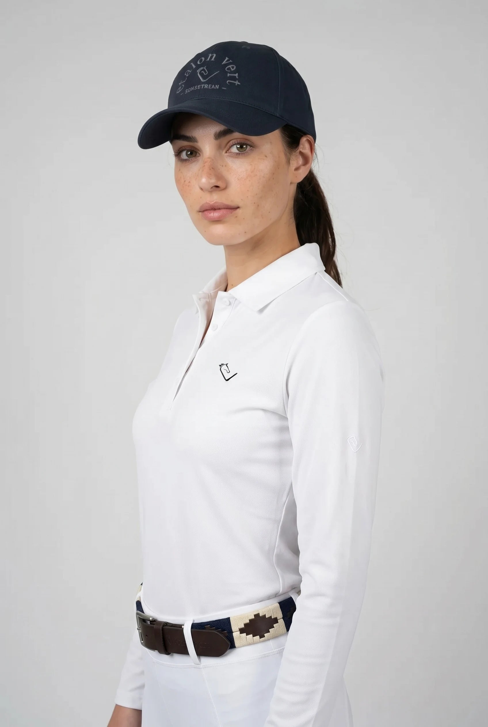 Poloshirt Sandro Hit 2.0 Langarm - White