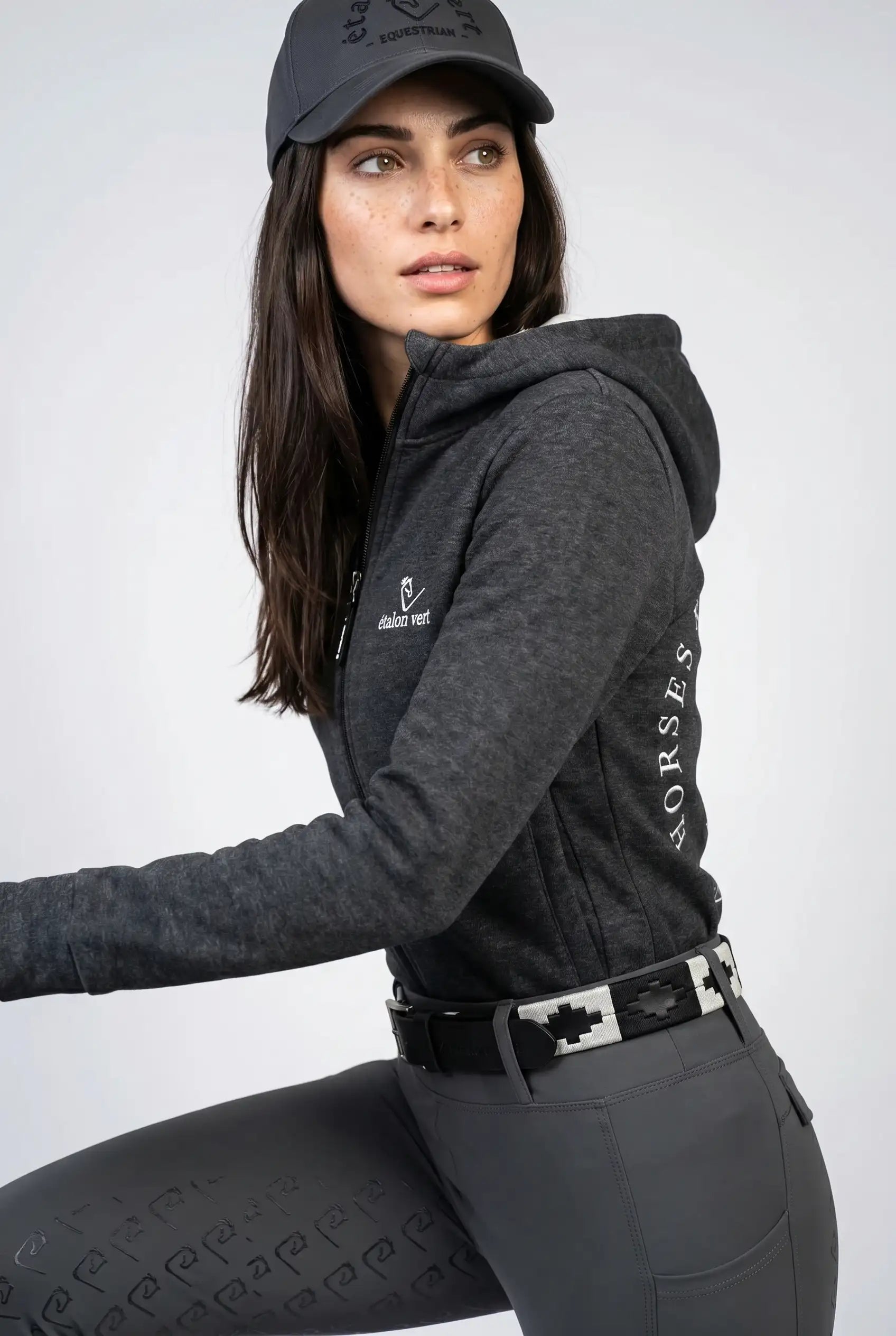 Carthago Zip Jacke Horses & Cocktail Edition - Anthracite