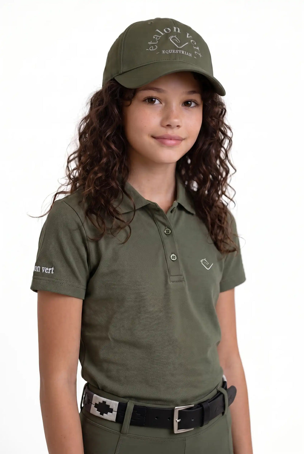 Sandro Hit 2.0 Young Riders Short Sleeve Polo Shirt - Olive