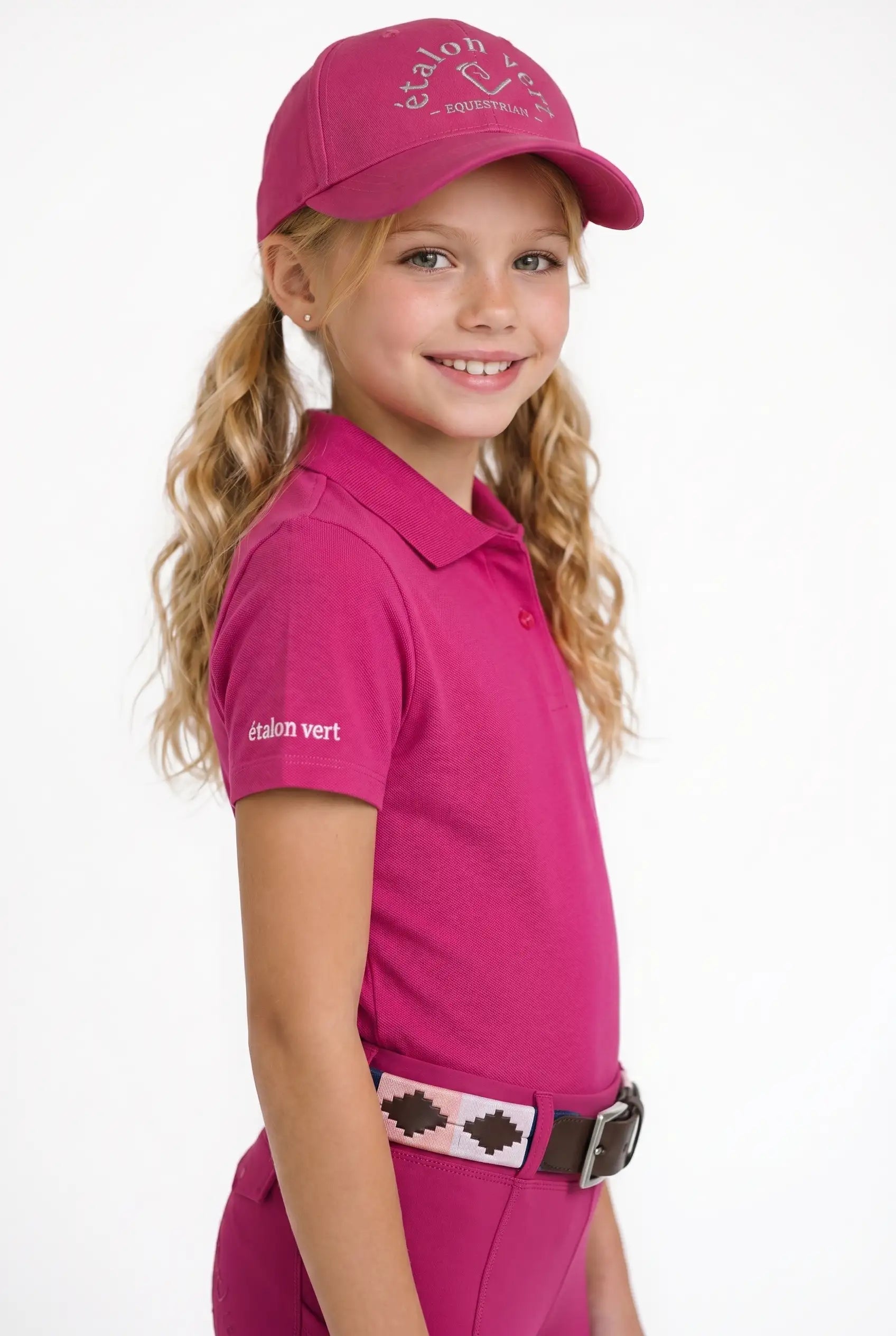Poloshirt Sandro Hit 2.0 Young Riders Kurzarm - Very Berry