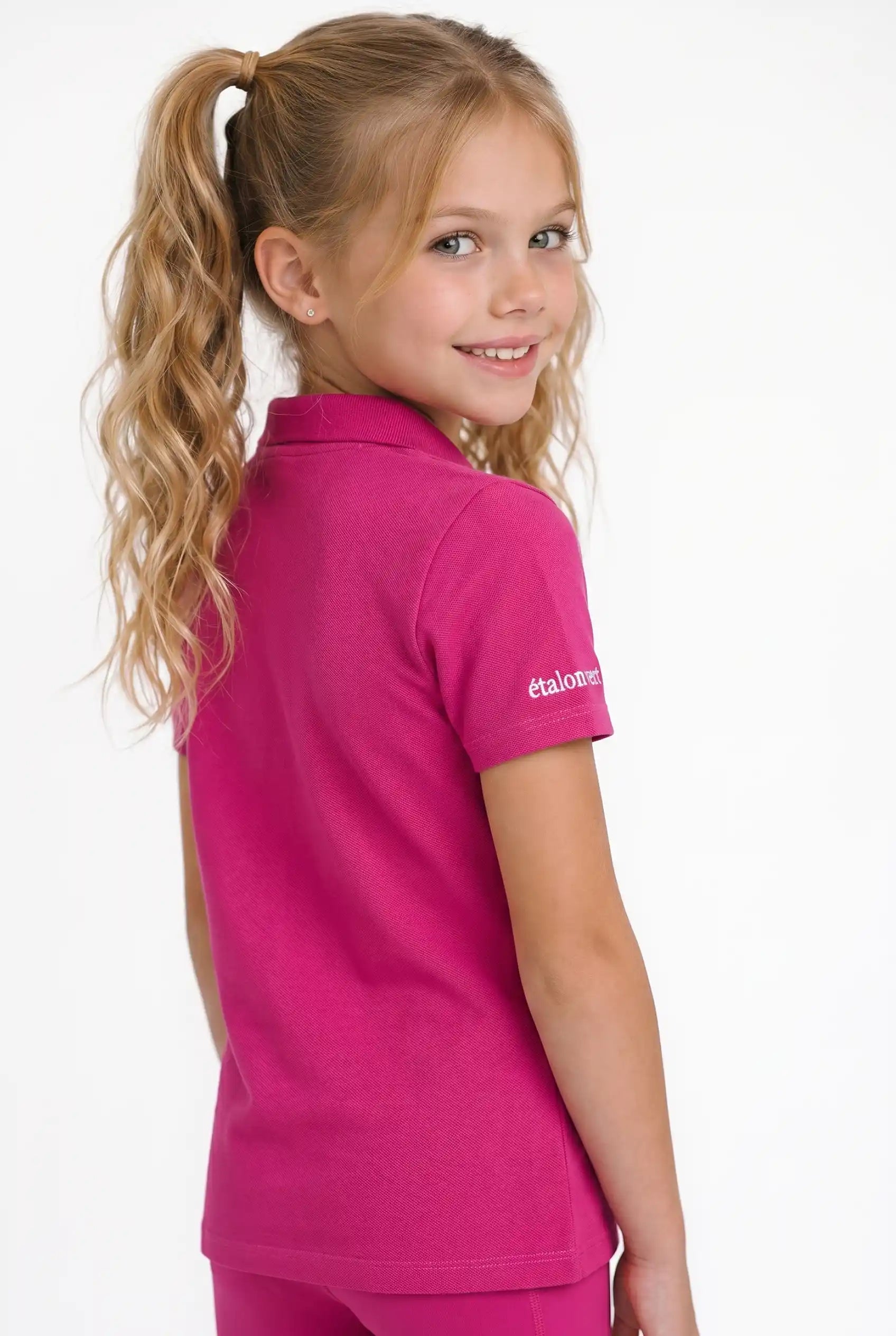 Poloshirt Sandro Hit 2.0 Young Riders Kurzarm - Very Berry